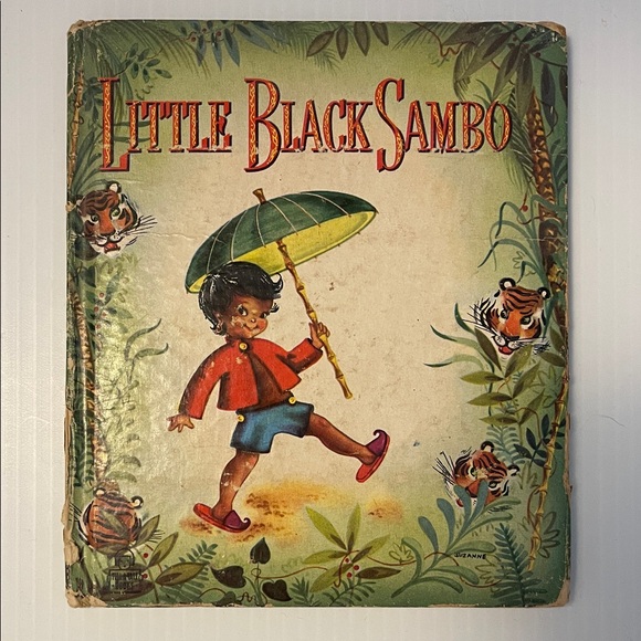 Little Black Sambo Illustrated Book 1950 - Picture 1 of 9